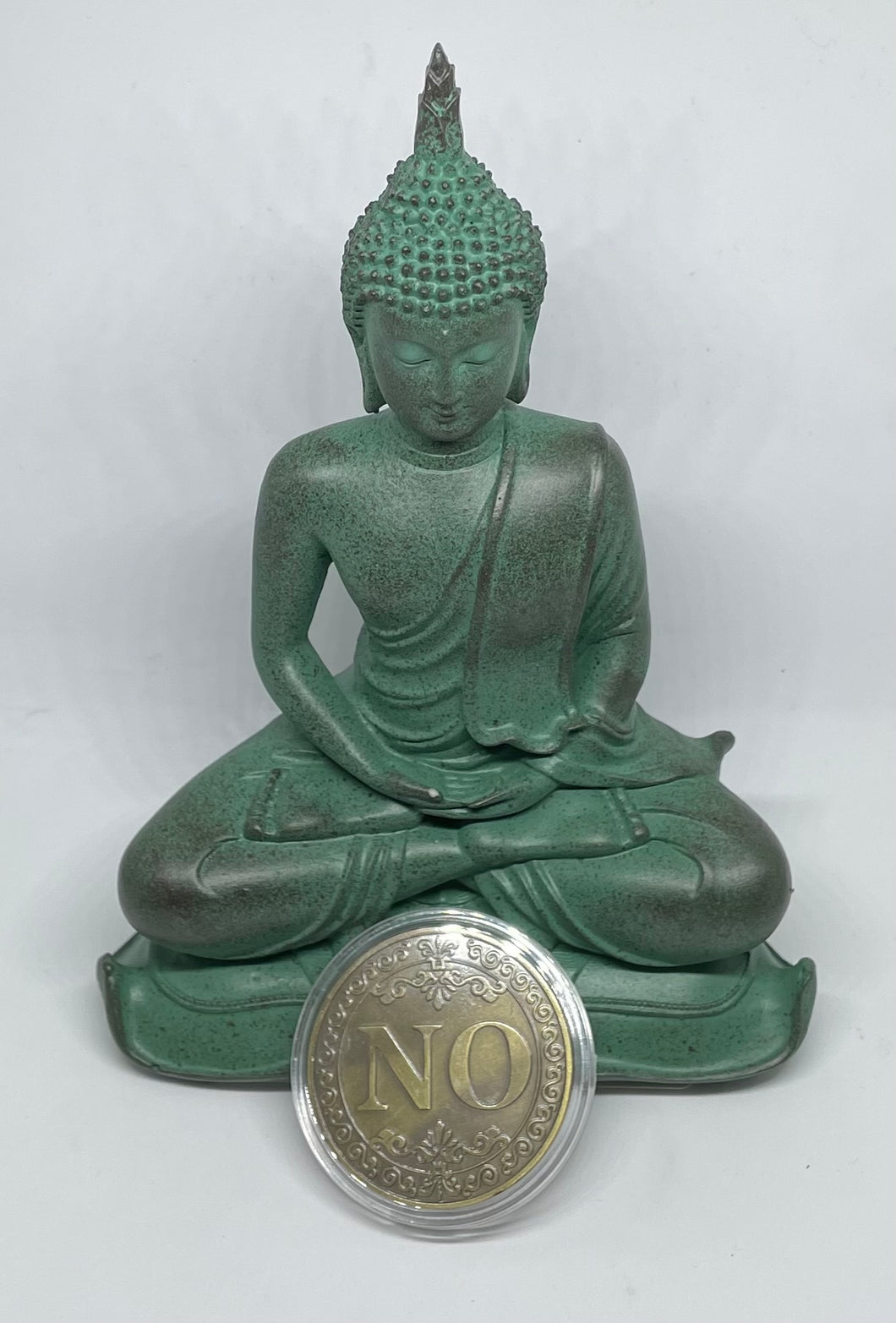 Green Buddha Statue