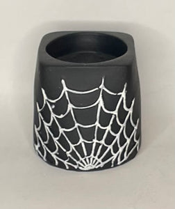 Web Black Tea light Holder