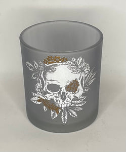 Sm Skull Candle Holder