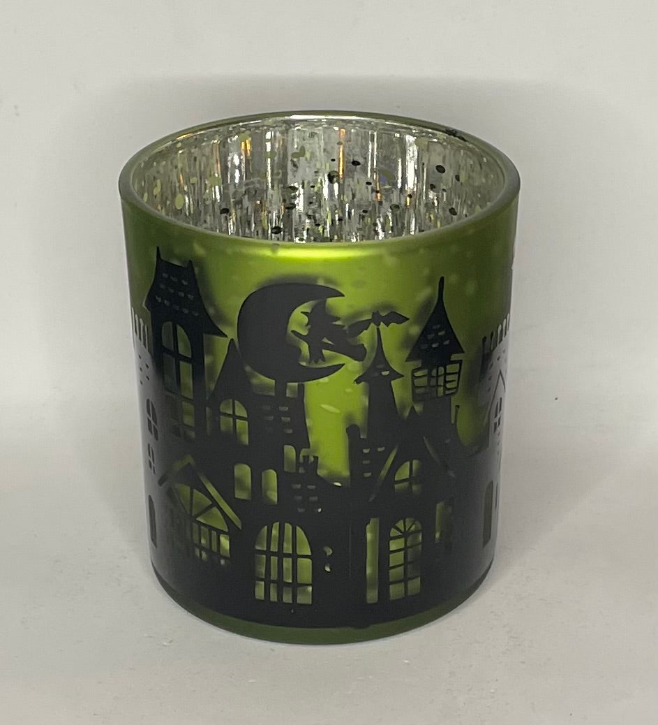 Haunted House Candle Holder