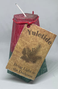 Yuletide Pillar Candle