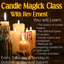 Load image into Gallery viewer, Candle Magick Class w/ Rev Ernest
