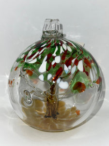 "Christmas" Tree of Life Witch Ball