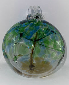 "Spring" Tree of Life Witch Ball