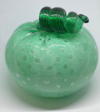 Load image into Gallery viewer, Mint and Green Glass Pumpkin
