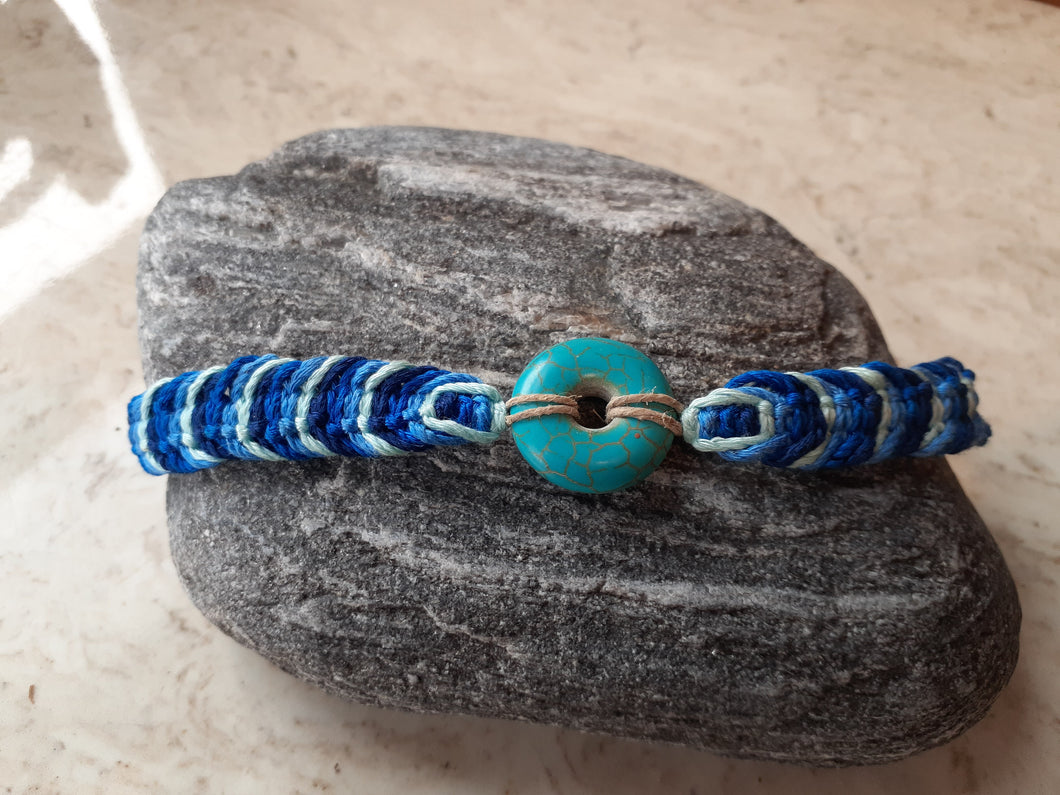“Moon Phase” Turquoise Bracelet